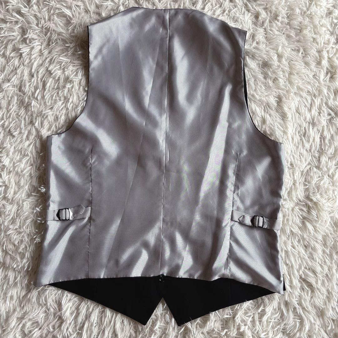 極美品✨五大陸　ピーター ジョンストン　スリーピーススーツ　ネイビー　ストライプ