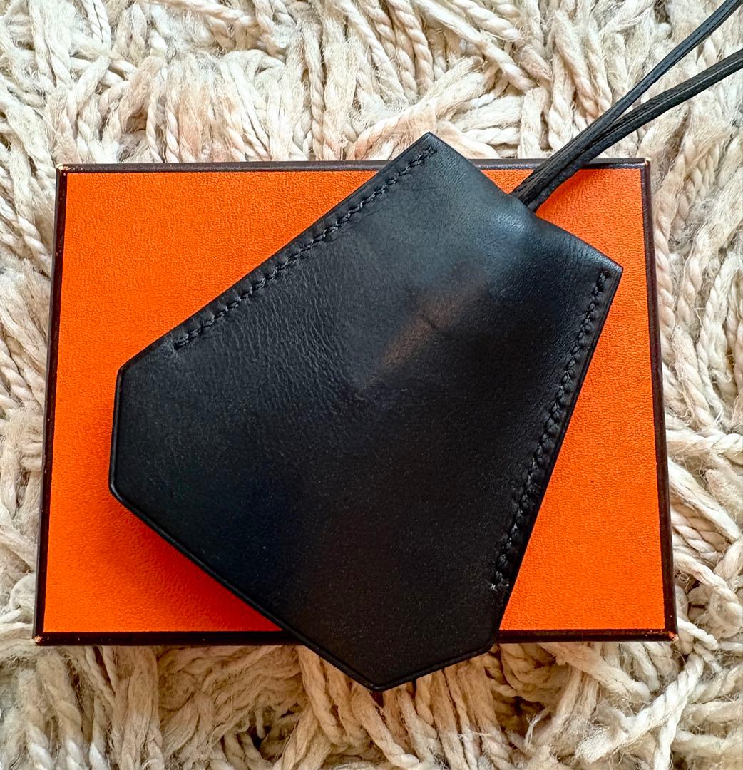 00年 エルメス D刻印 マルジェラ期 クロシェットネックレス HERMES 黒