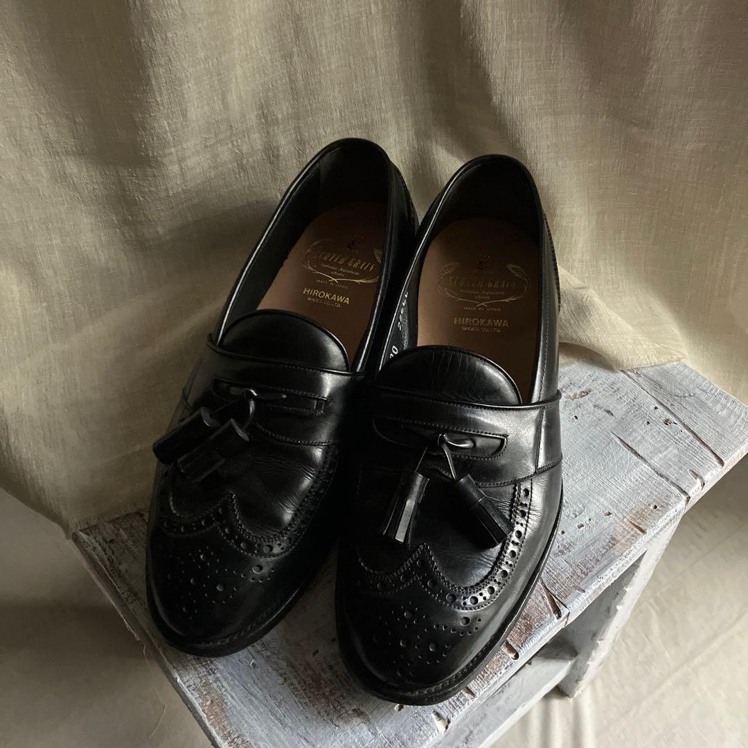 【最終価格】スコッチグレイン タッセルローファー 25 黒