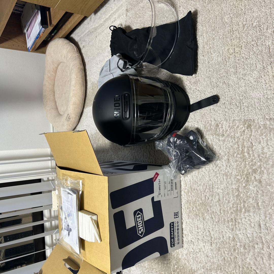 SHOEI フルフェイスヘルメット Glamster ブラック 箱付き