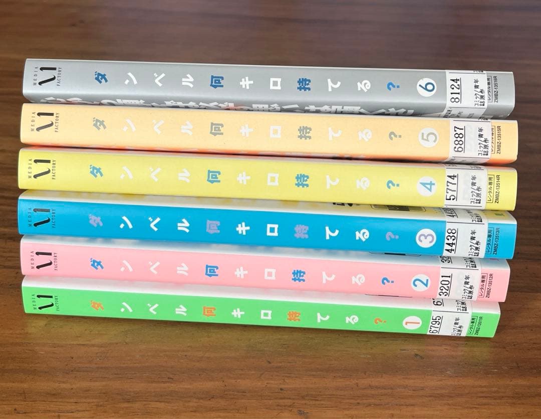 ダンベル何キロ持てる? DVD 全6巻　全巻セット