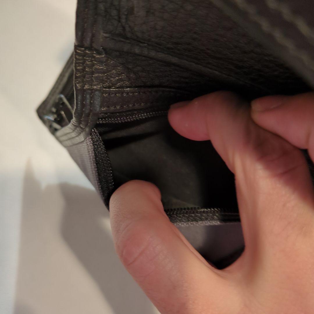 美品PORTER 二つ折り財布 ブラック