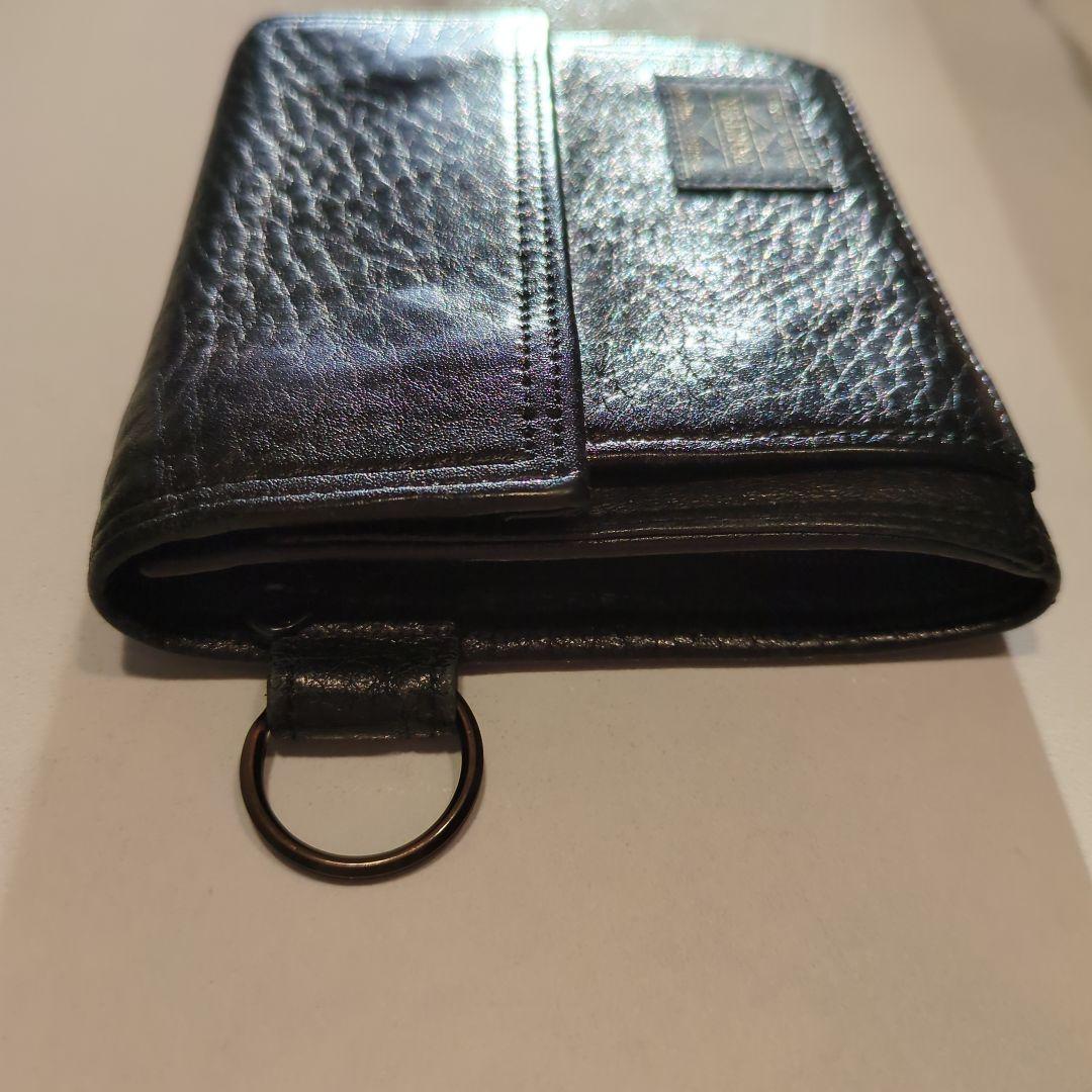 美品PORTER 二つ折り財布 ブラック