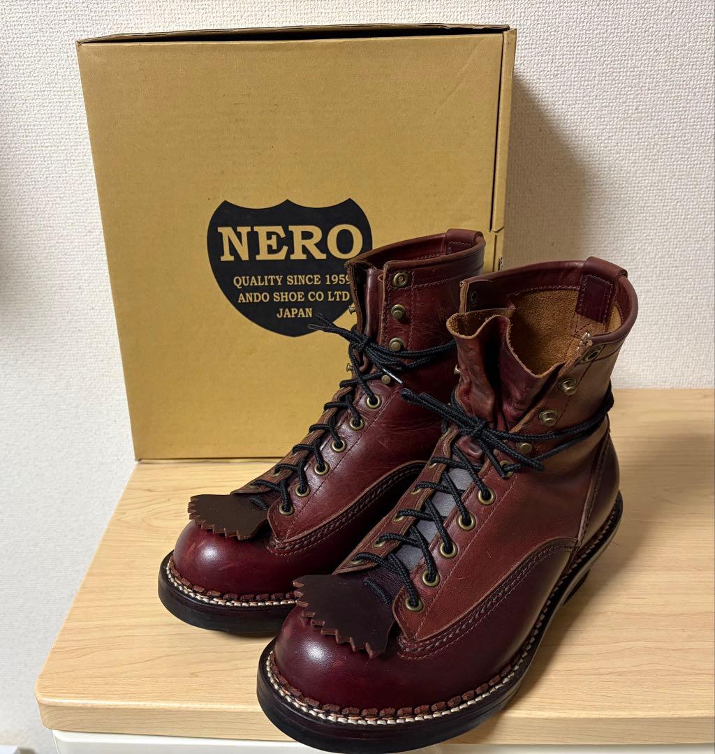 安藤製靴 JEREMY ジェレミー　ジェルミ　5th 25.5cm ワークブーツ