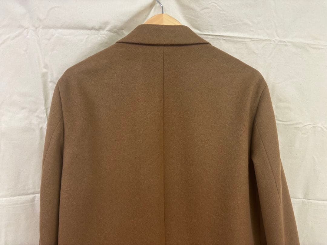 ユニクロ　ウールカシミヤチェスターコート　　ブラウン　XL