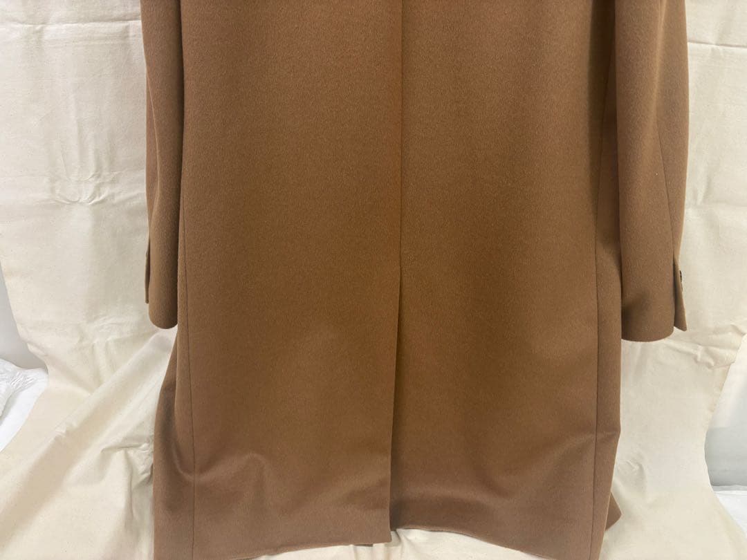 ユニクロ　ウールカシミヤチェスターコート　　ブラウン　XL