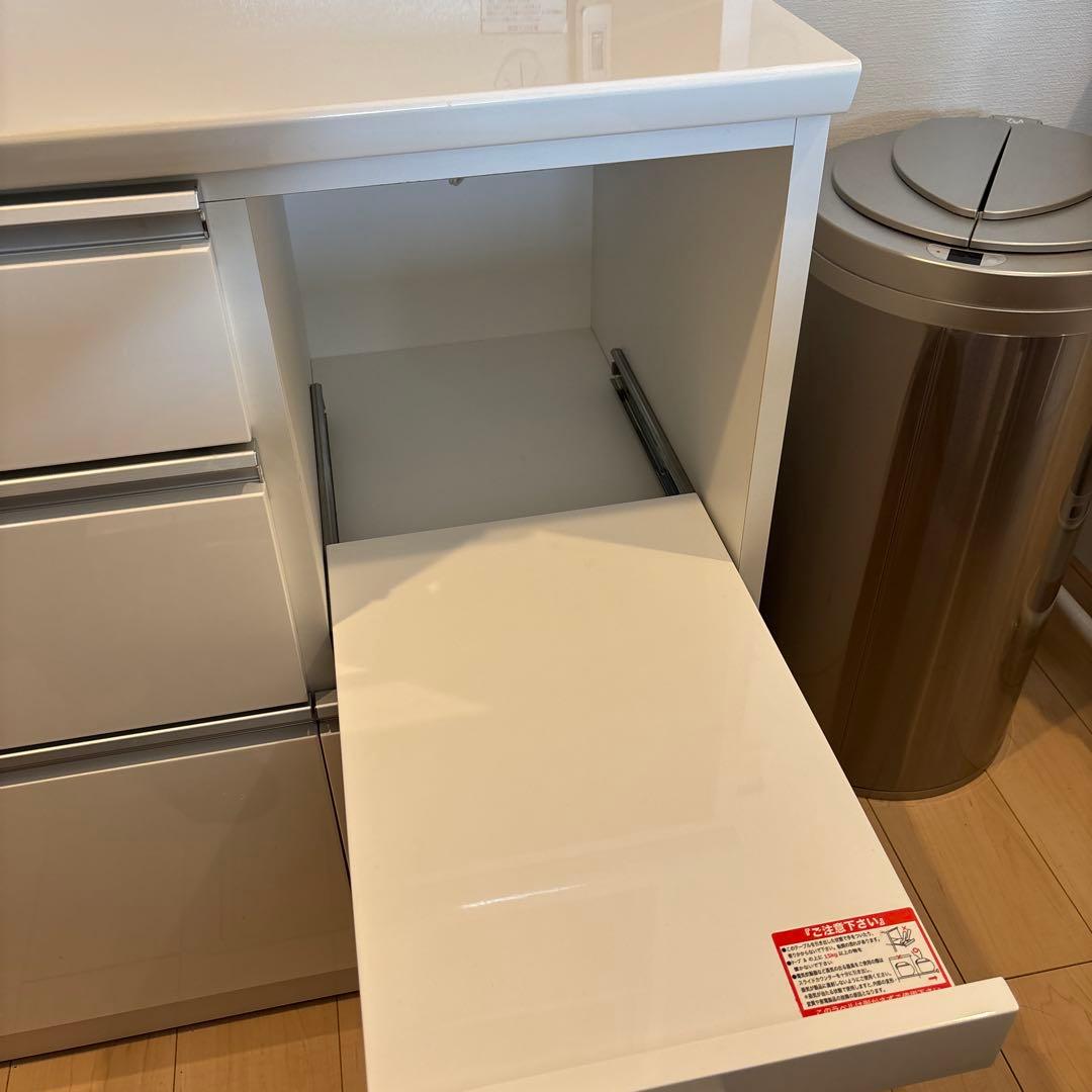 【送料込み】ニトリ キッチンボード レジューム W120 ホワイト