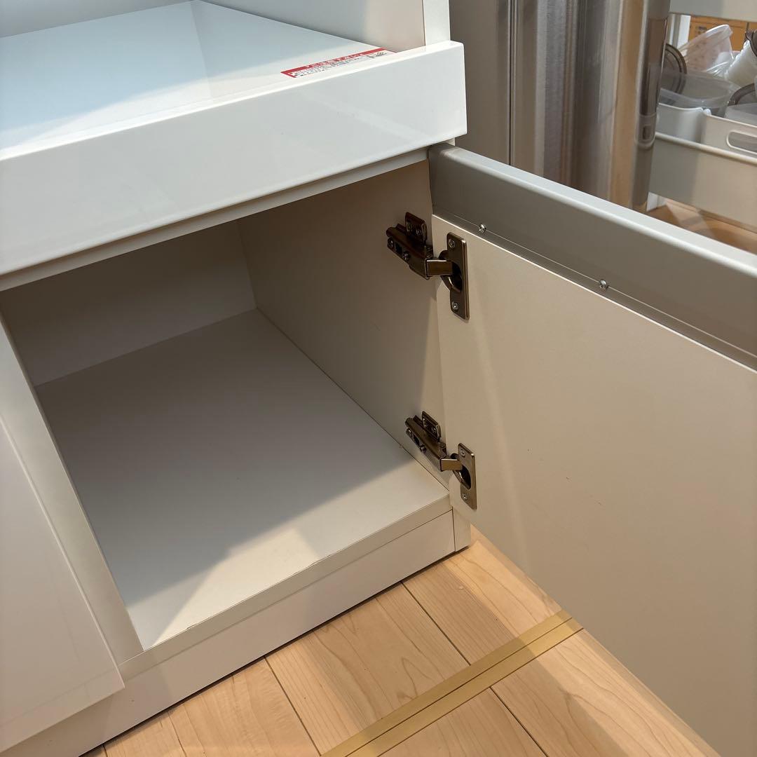 【送料込み】ニトリ キッチンボード レジューム W120 ホワイト