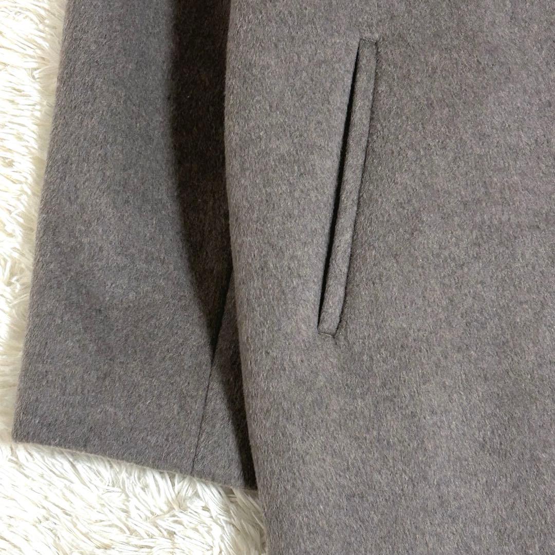 新品✨2.2万 anyfamプレミアム ウールブレンドノーカラーコート XL