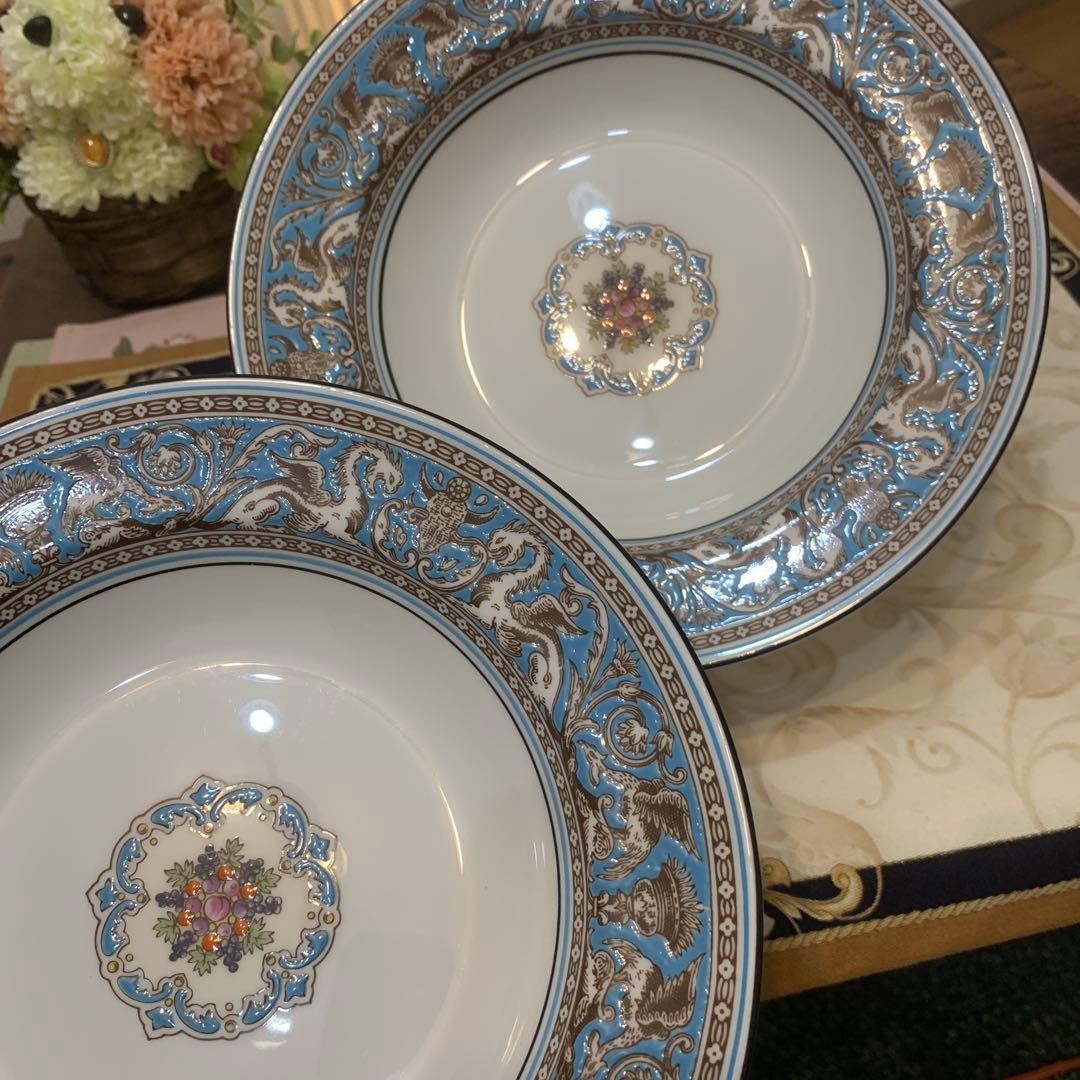 ウェッジウッド フロレンティーン　ターコイズ　20cmサラダボウル　6枚