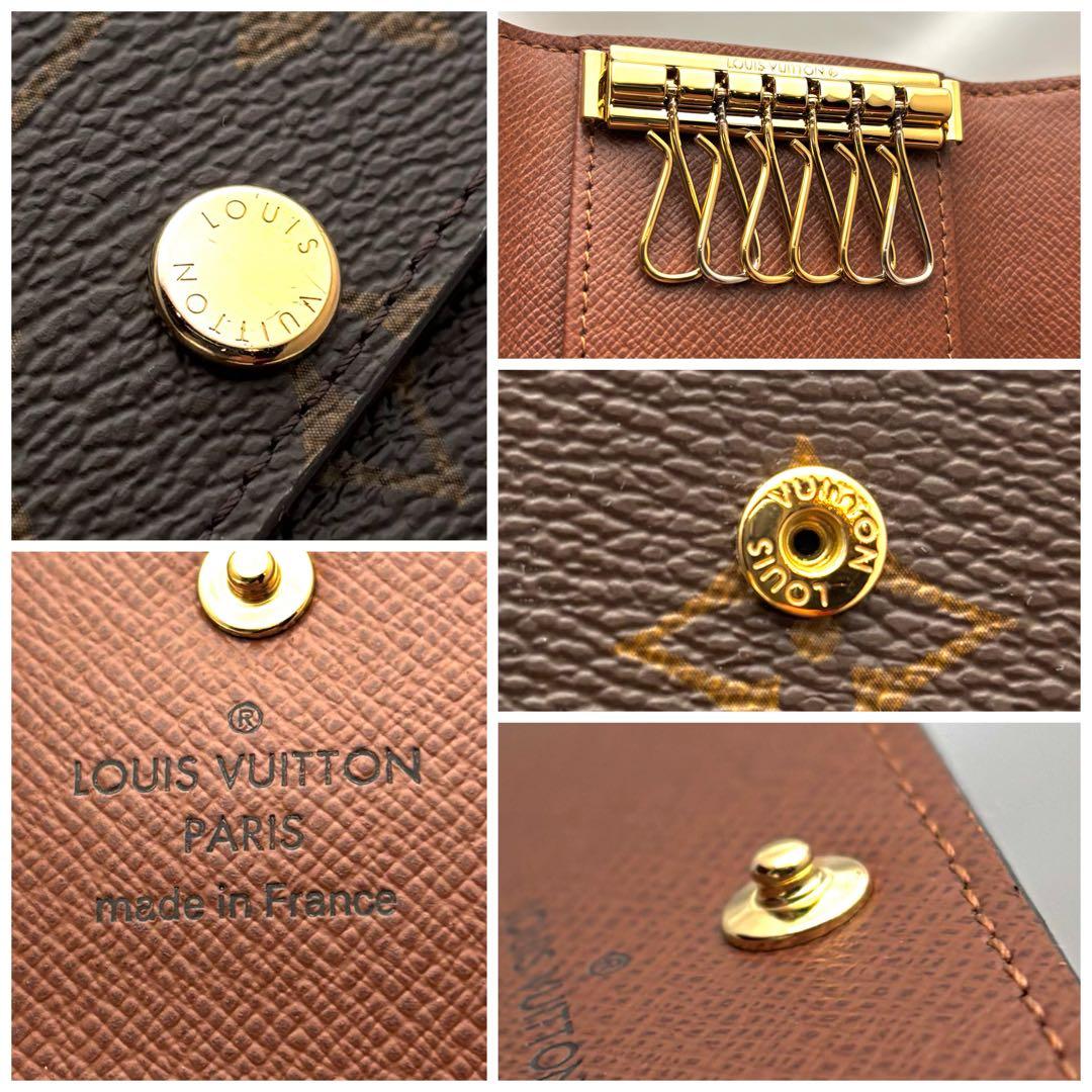 【未使用展示品】ルイヴィトン モノグラム 6連キーケース ICチップ内蔵 正規品