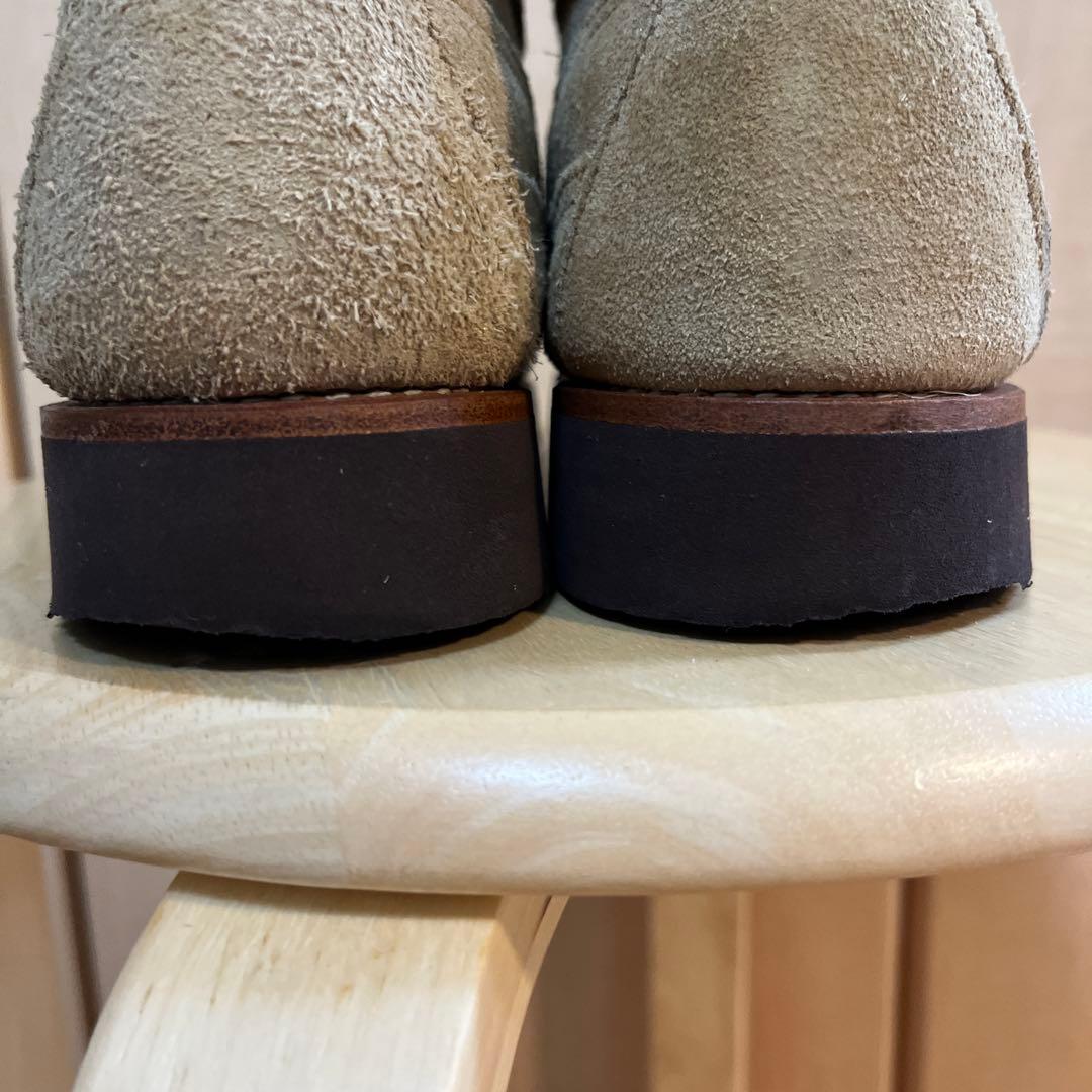 美品　ランコート／RANCOURT＆Co. モカシン　ベージュ　スエード