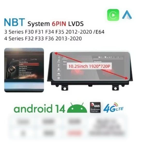 専用 3Series　2012-2020 androidnavi NBT