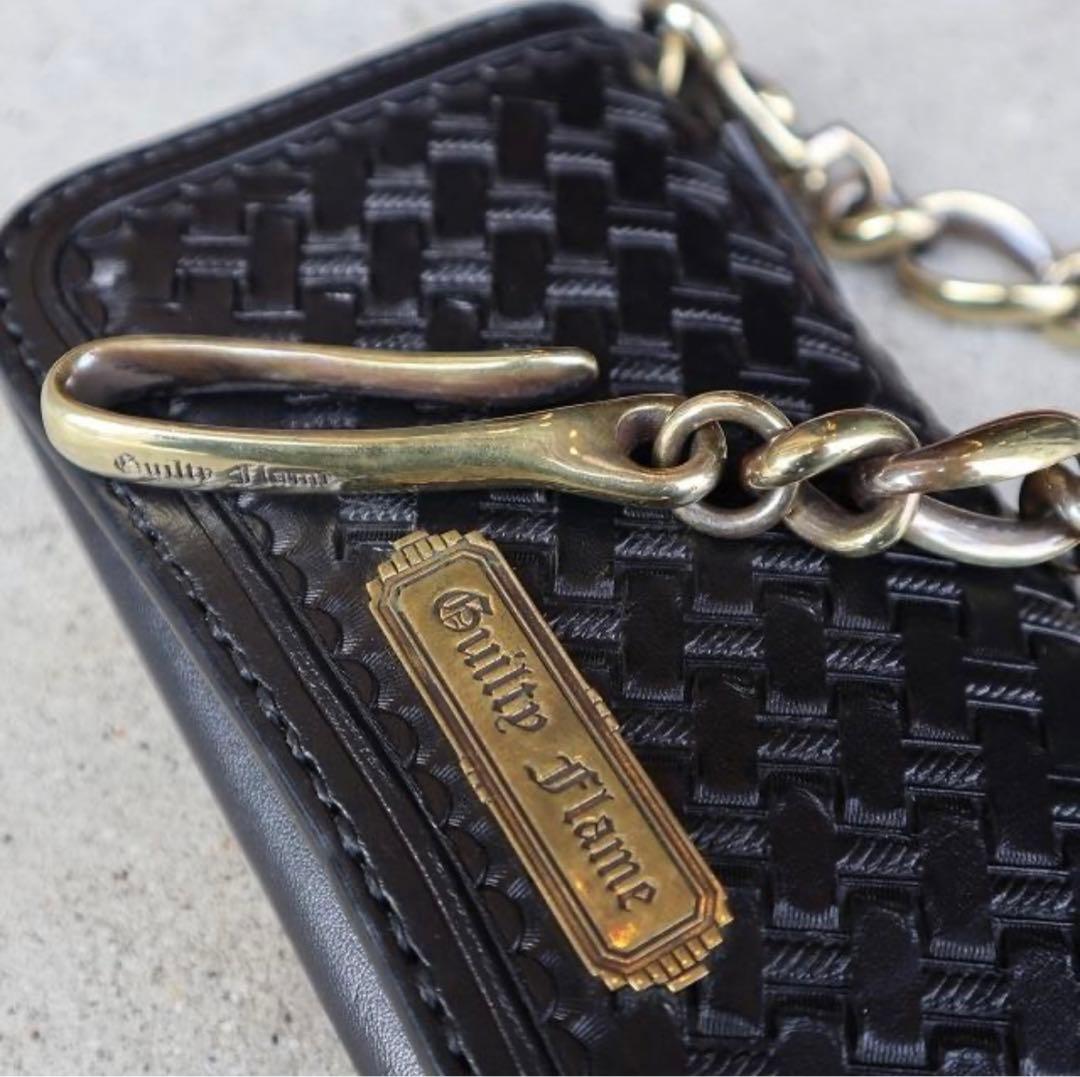 ギルティーフレーム　ウォレットチェーン#キーリング#古着ストラップ