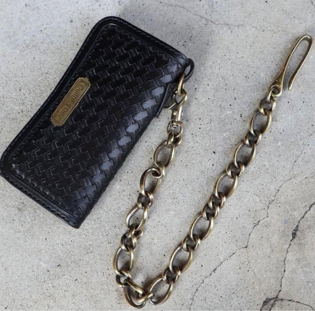 ギルティーフレーム　ウォレットチェーン#キーリング#古着ストラップ