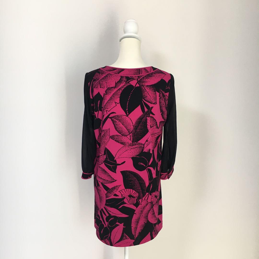 美品　LEONARD レオナール　カンカン　ストレッチ　チュニック　42