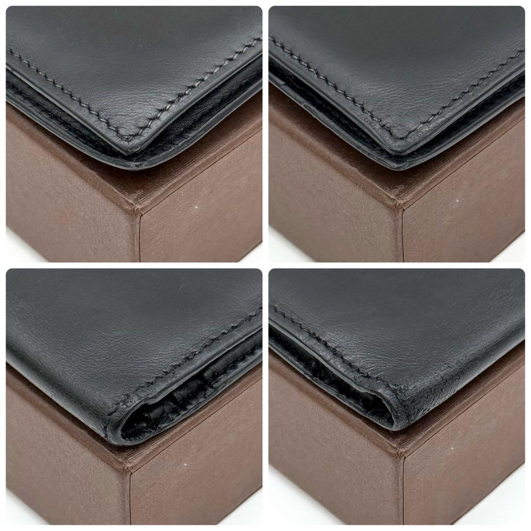 極上美品✨HERMES エルメス べアン カーフ ブラック 財布 P26