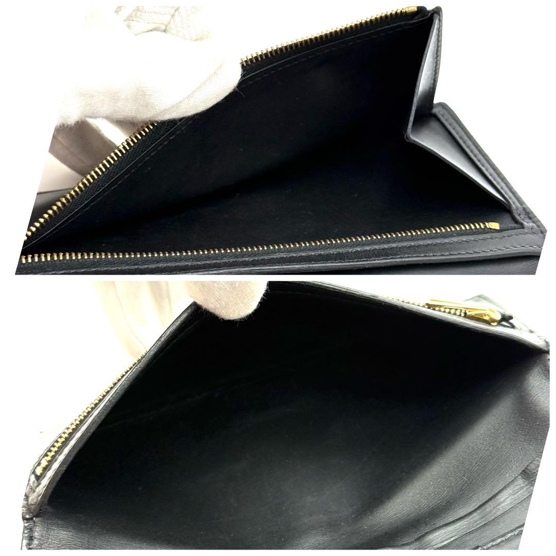 極上美品✨HERMES エルメス べアン カーフ ブラック 財布 P26