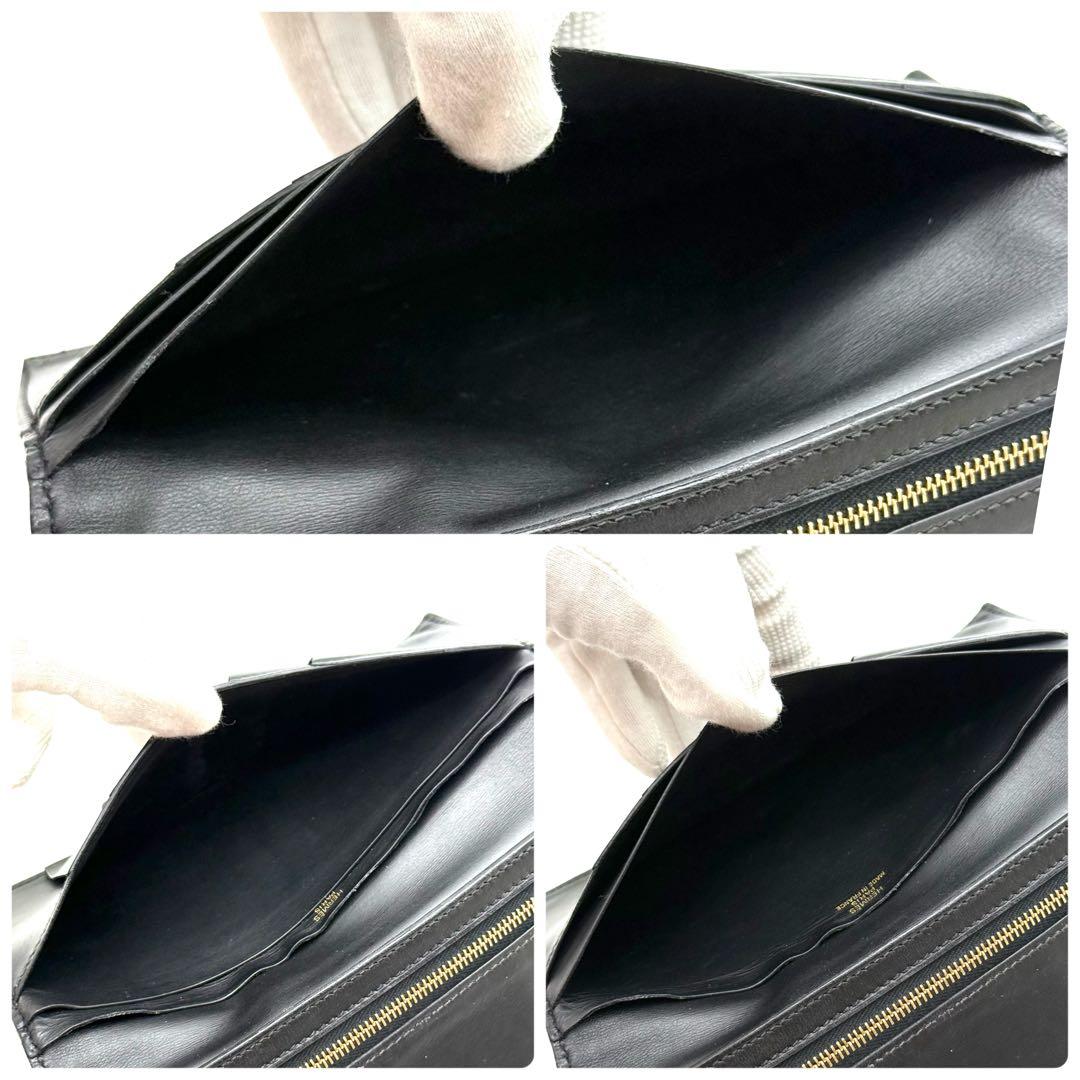 極上美品✨HERMES エルメス べアン カーフ ブラック 財布 P26