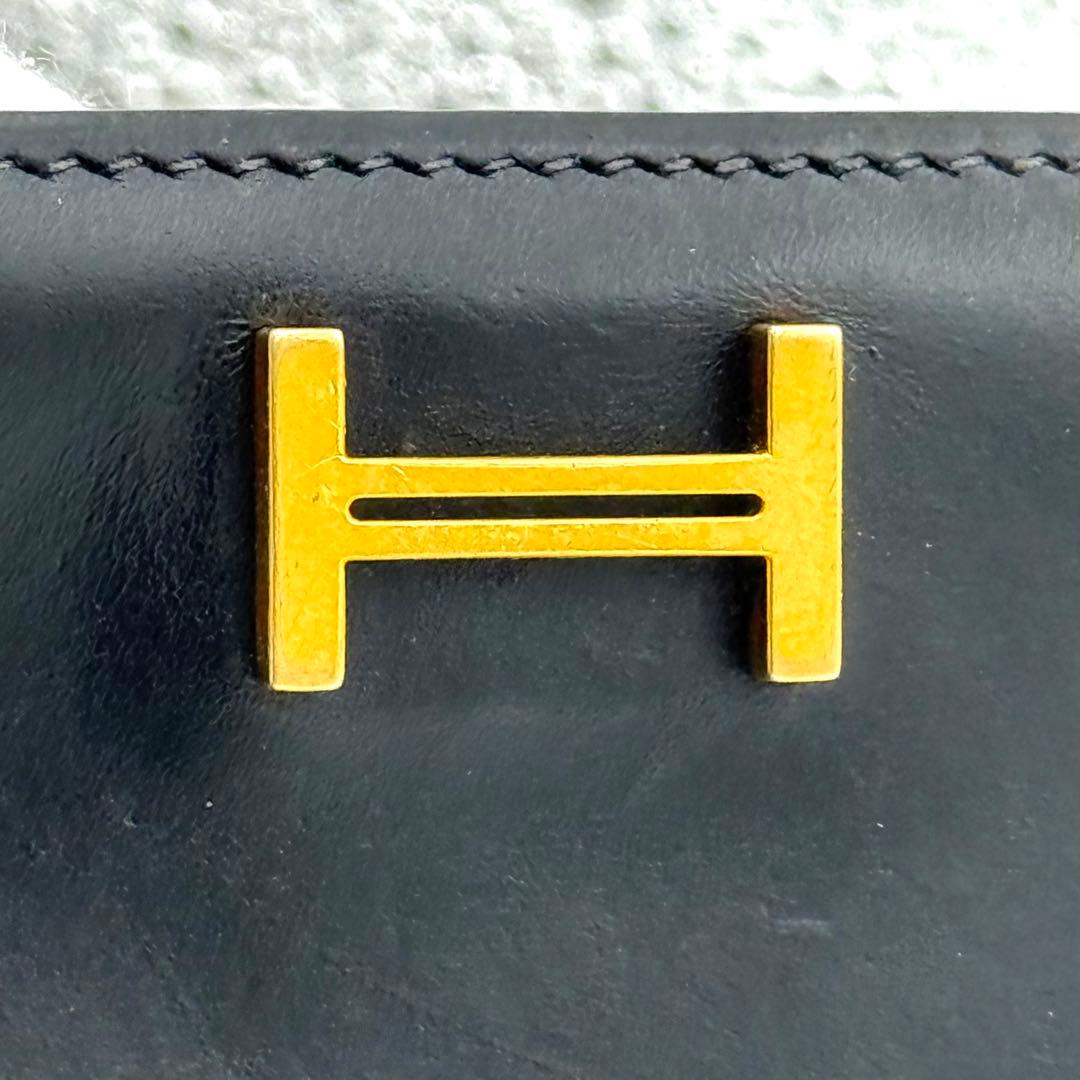 極上美品✨HERMES エルメス べアン カーフ ブラック 財布 P26