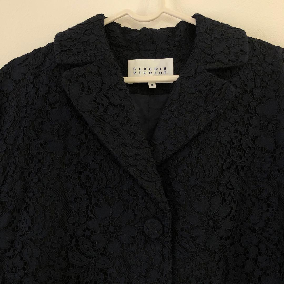 クローディピエルロ　レースコート　チェスターコート