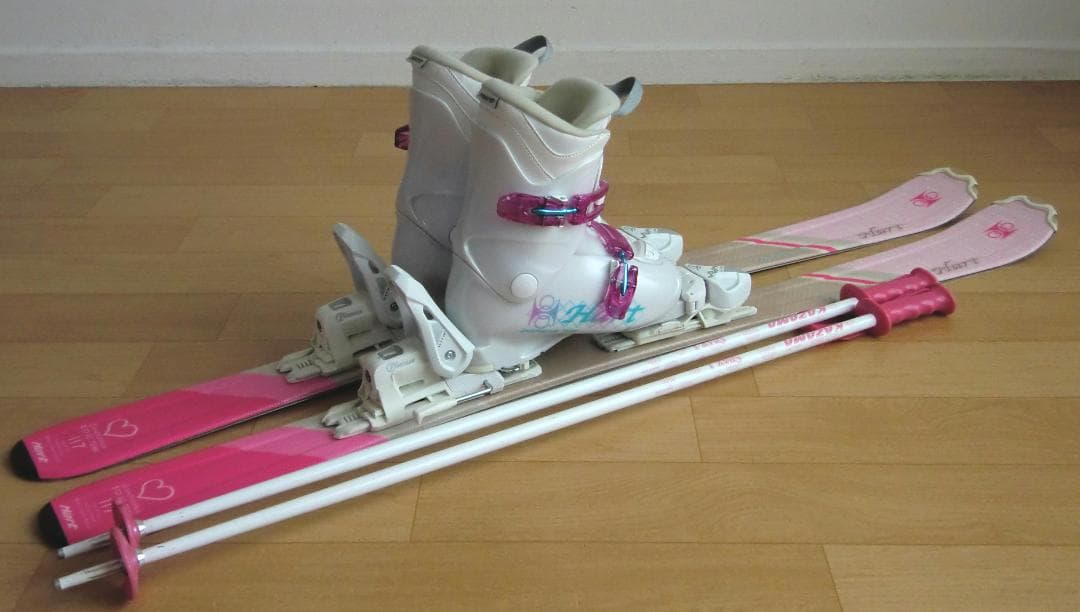 ■■1月限定■送料無料■Hart■子供用スキーセット■117/22■WAX済■■