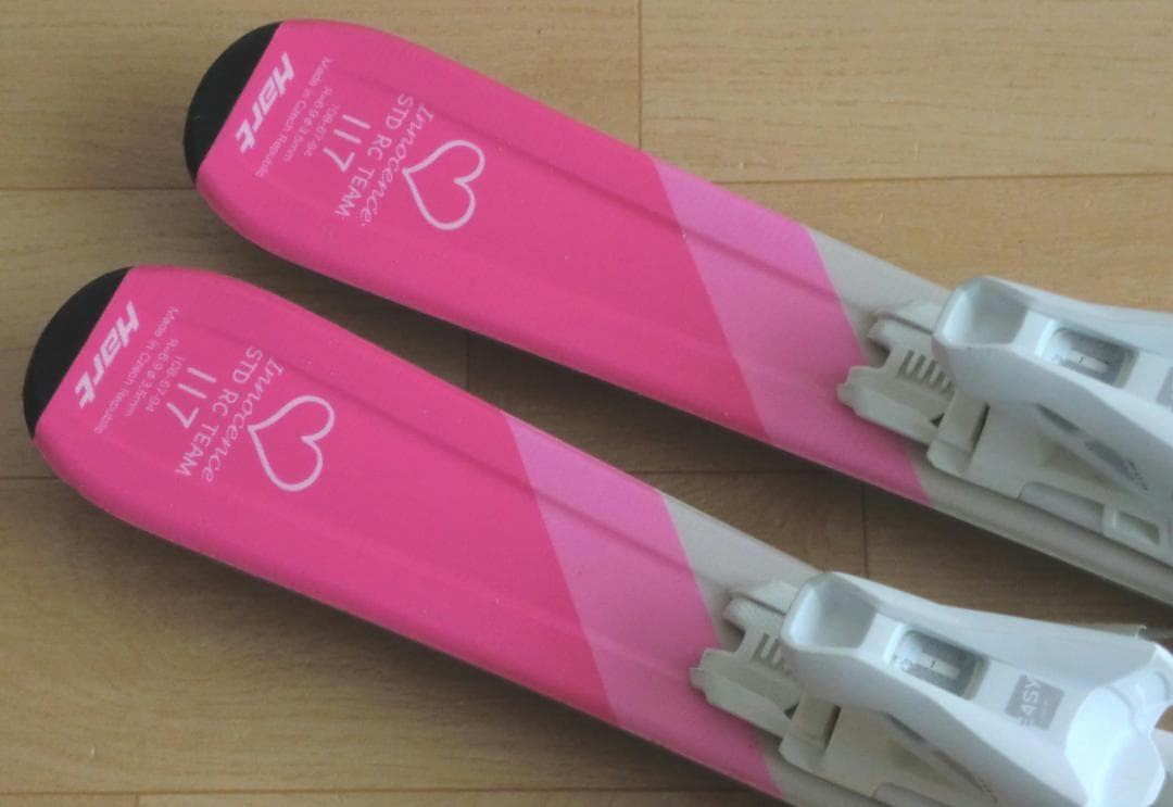 ■■1月限定■送料無料■Hart■子供用スキーセット■117/22■WAX済■■