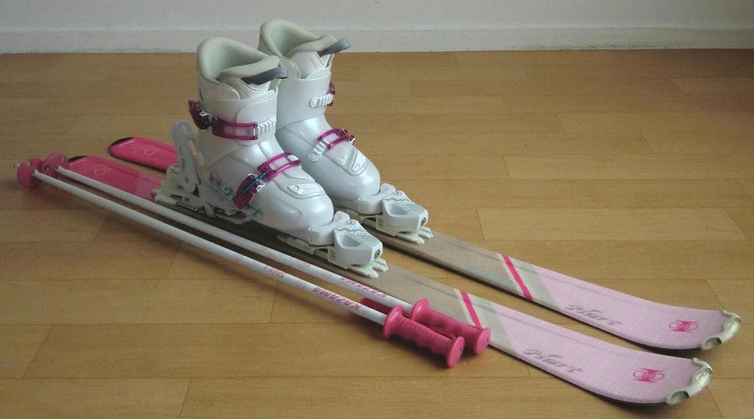 ■■1月限定■送料無料■Hart■子供用スキーセット■117/22■WAX済■■