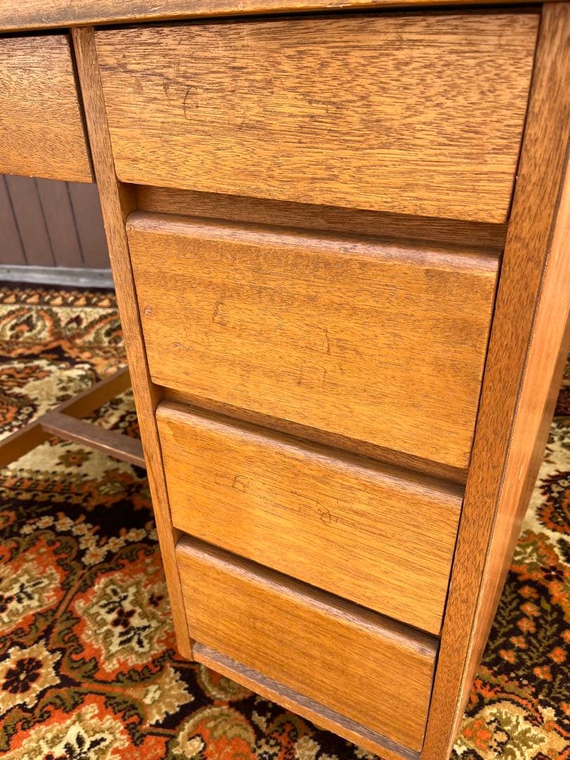 学習机 勉強机 デスク インテリア 昭和レトロ 当時物 アンティーク ビンテージ