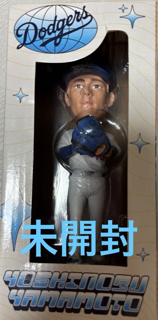 ドジャース山本由伸ボブルヘッド人形　おまけ付き2025.7.2