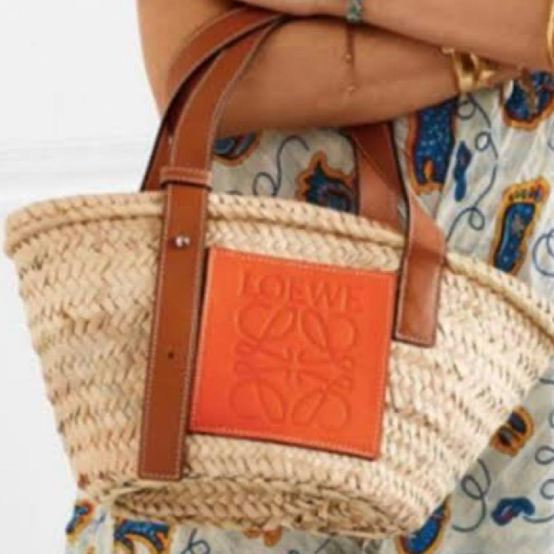 ロエベ　かごバッグ　保存袋 スモール　カゴ　鞄　バスケット