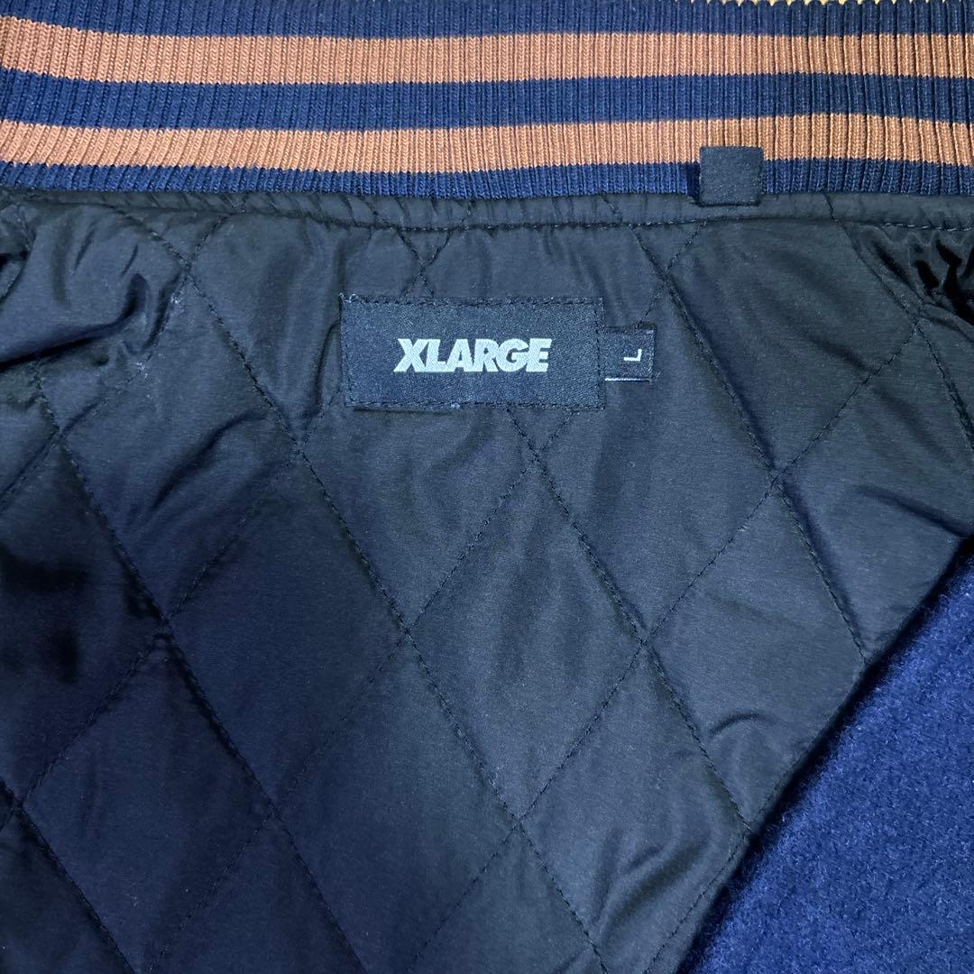Xlarge balansa スタジャン L ネイビー/ブラウン