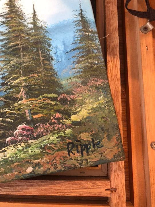 小さな水彩画原画　Ripple