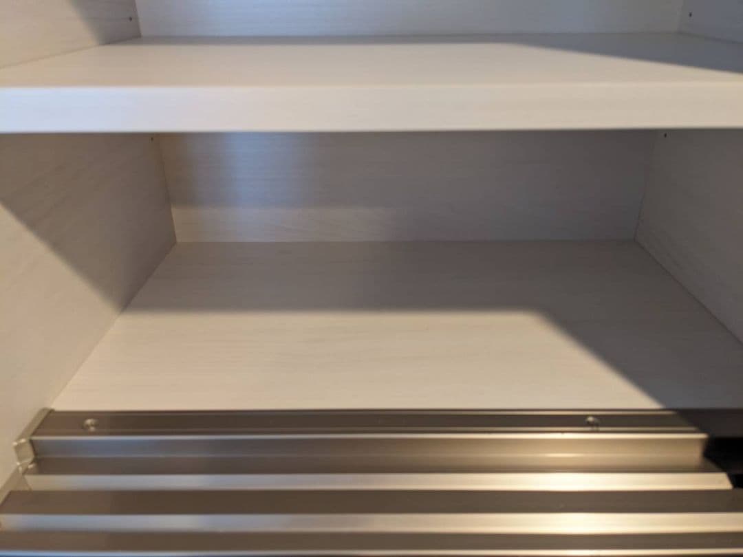 【送料　設置費込み】美品　食器棚　パモウナSY 幅90cm　ホワイト