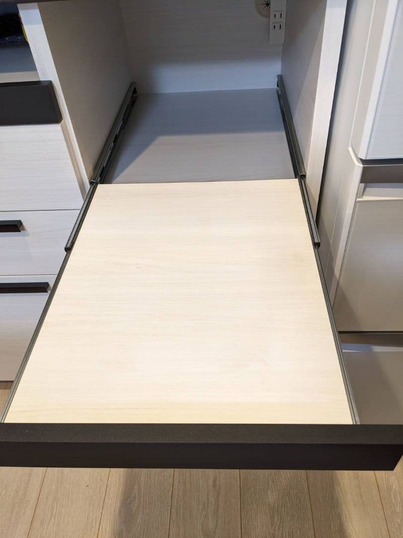 【送料　設置費込み】美品　食器棚　パモウナSY 幅90cm　ホワイト