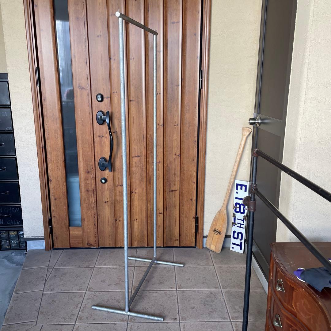 インダストリアル アイアン ハンガーラック 無骨 シャビー ビンテージ 什器