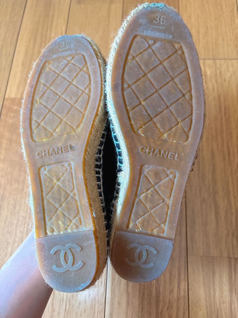 シャネル　エスパドリーユ　36
