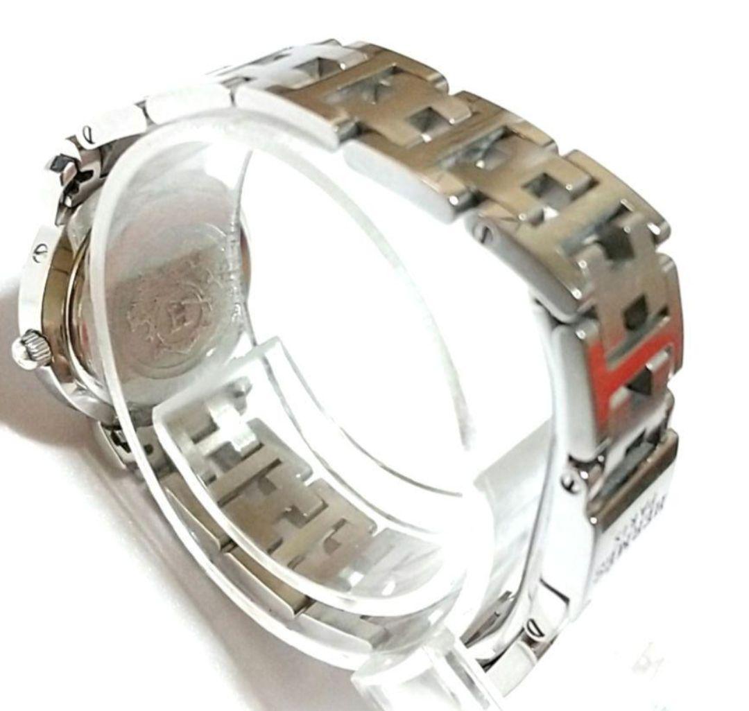 エルメス クリッパー CL4.210 観音開きバックル ホワイト レディース