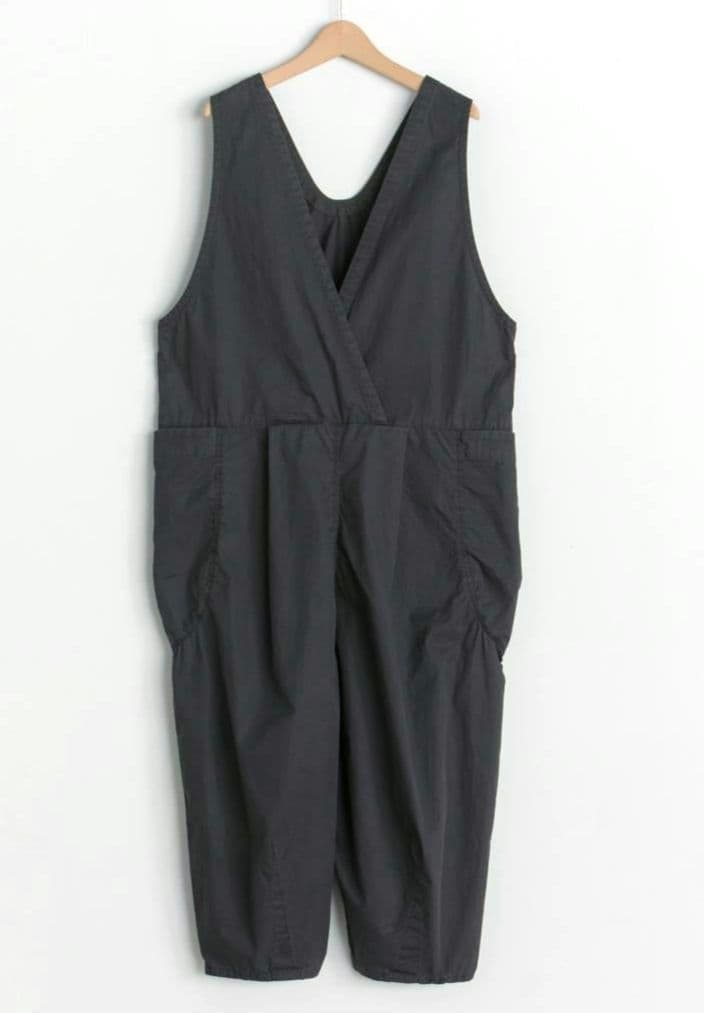 tumugu 硫化染めコンパクトツイル2wayサロペット