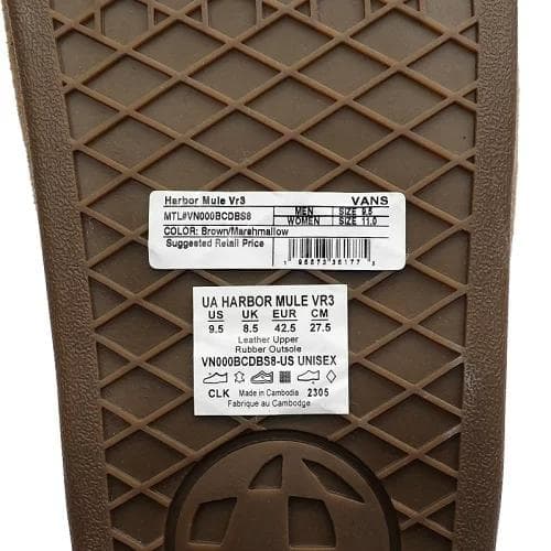 H05246K 未使用品 VANS レザーサンダル ：US9.5(27.5cm)