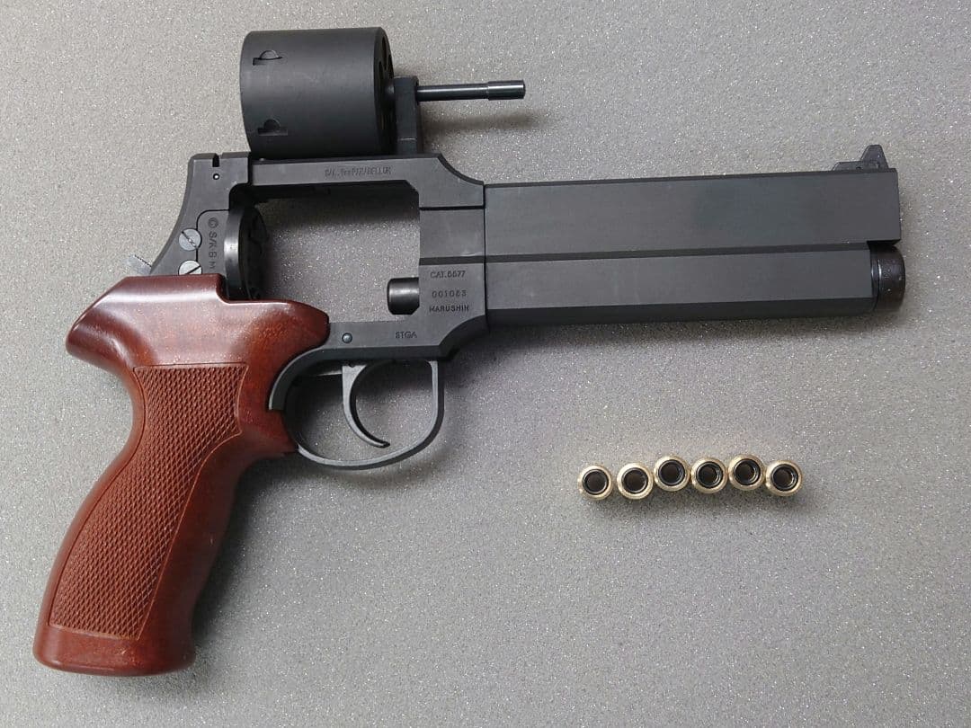 マルシン　トグサ　マテバ　 M-M2007 ガスガン ホルスター&木グリ付き