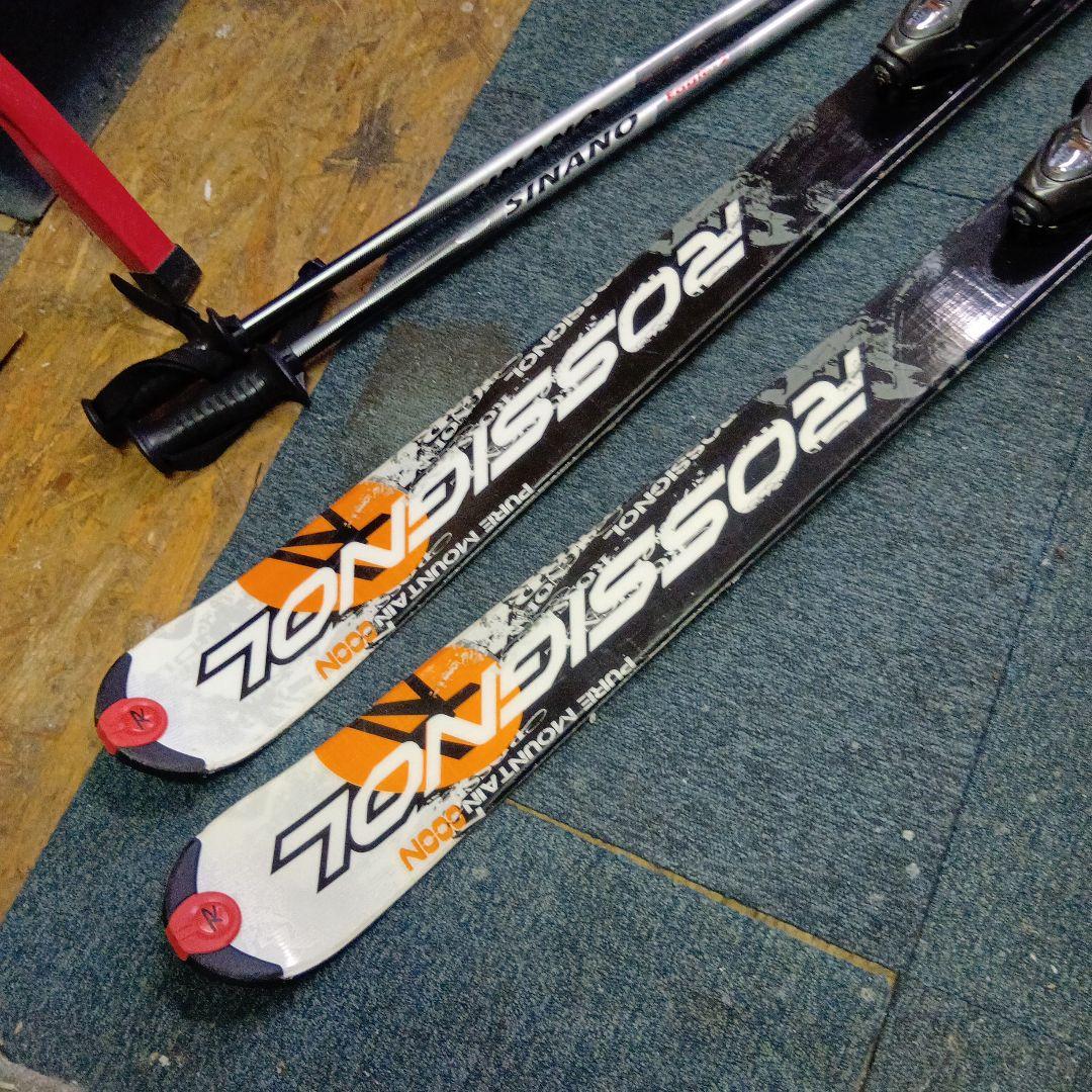 ロシニョール 整備済 スキーセット 162cm ブーツ27,5cm ポール付