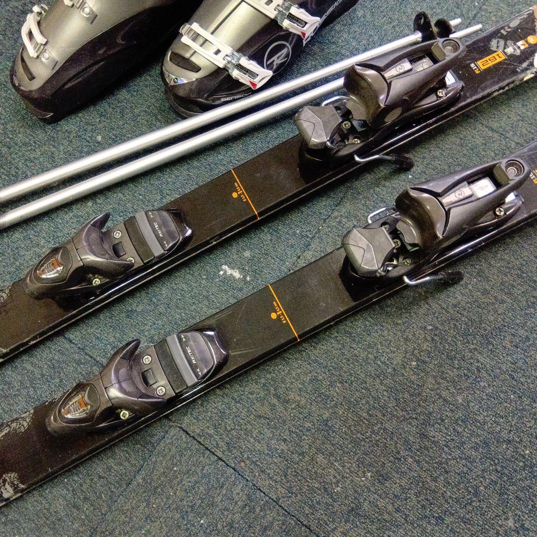 ロシニョール 整備済 スキーセット 162cm ブーツ27,5cm ポール付