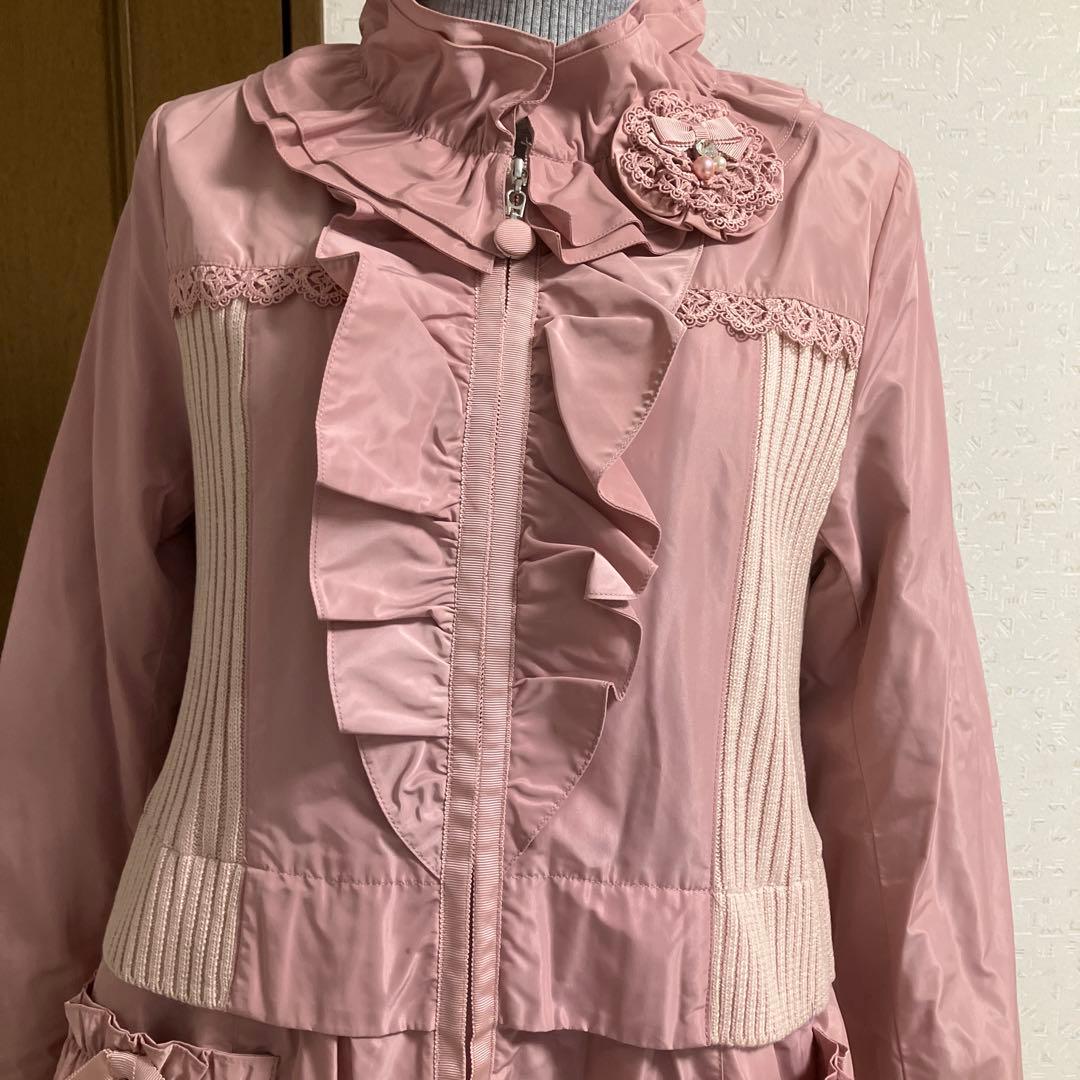 スーパービューティー☆44☆新品タグ付きニット切り替え裏付きロングコート