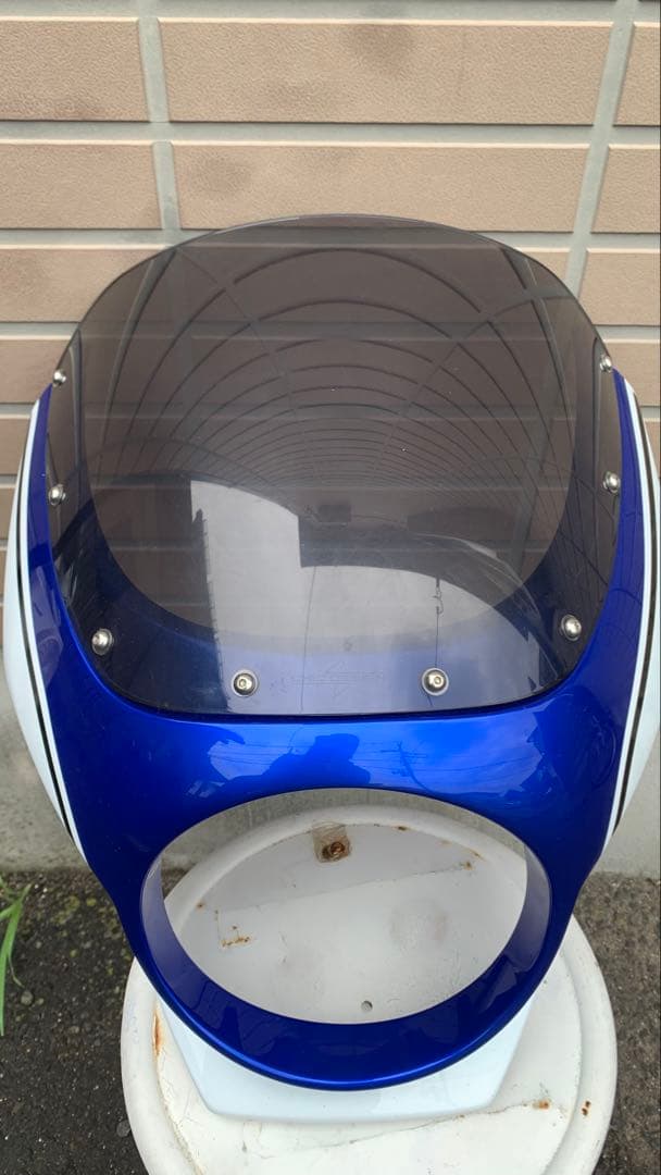 GSX400インパルス　社外ビキニカウル　クーリーカラー