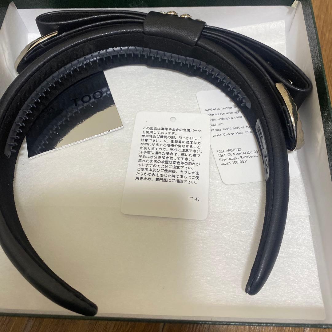 【即買い〇】 toga too カチューシャ ヘアバンド 25ss