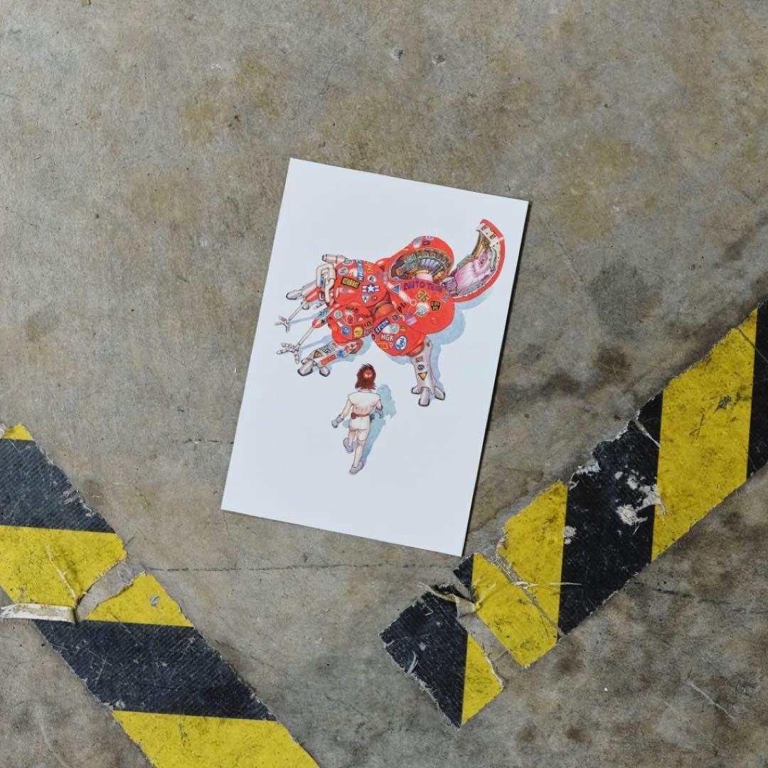 3枚セット 士郎正宗 大友克洋 AKIRA 攻殻機動隊 ポスター ポストカード