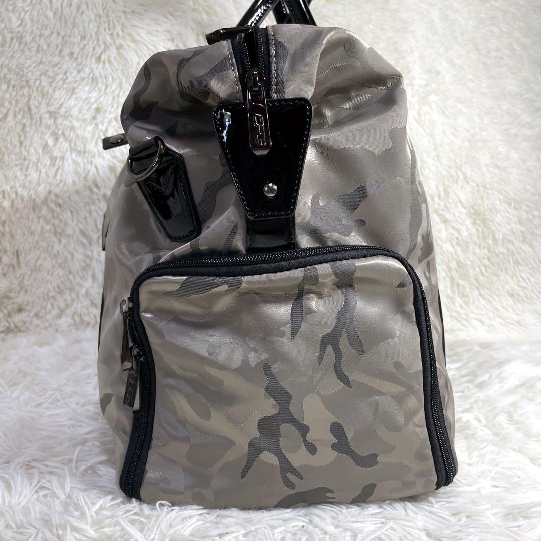 CPG GOLF シーピージーゴルフ 2WAY ボストンバッグ カモフラ グレー