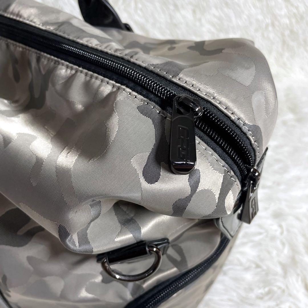 CPG GOLF シーピージーゴルフ 2WAY ボストンバッグ カモフラ グレー