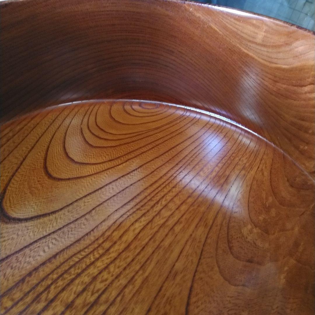 本欅　茶櫃　茶びつ　くり抜き　未使用